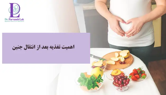 اهمیت تغذیه بعد از انتقال جنین